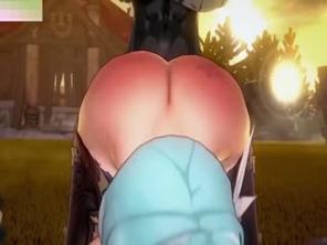  原神3D动漫一天一夜：深喉口爆 肛交双重侍奉，彻夜性爱狂欢！ 